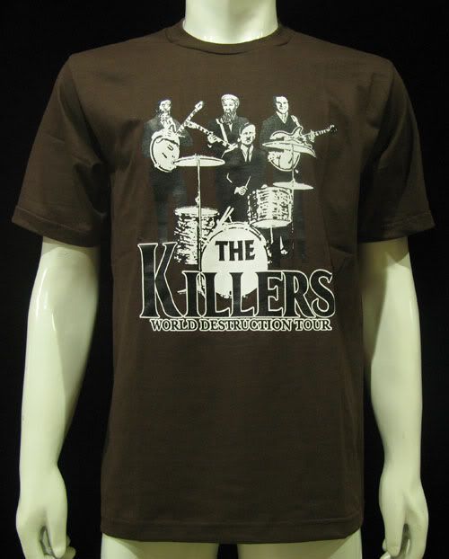 killers tour t shirt